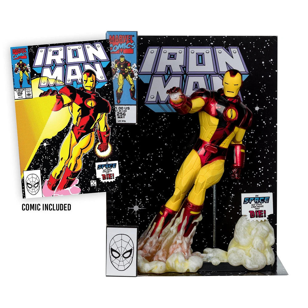 McFarlane Toys Marvel Iron Man Scene and Comic Issue 256 1:6th Scale Figure