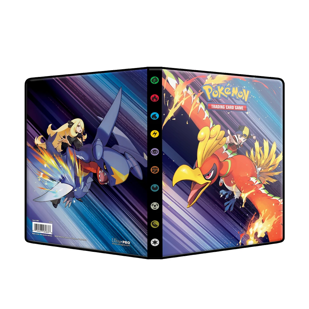 Ultra Pro Pokemon Trading Card Game Destined Rivals Gold and Cynthia 4-Pocket Portfolio