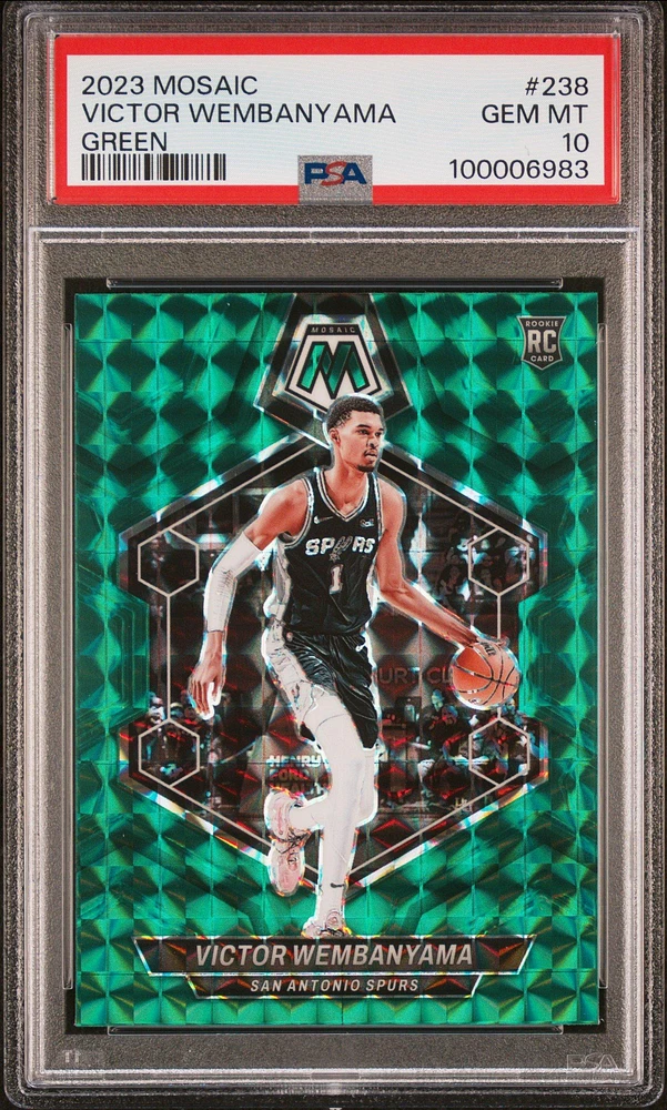 2023 Panini Mosaic 238 Victor Wembanyama PSA 10