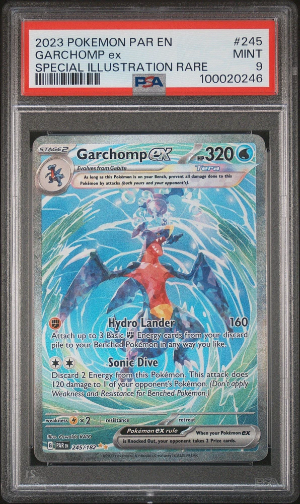 2023 Pokemon Par En-paradox Rift 245 Garchomp Ex Special Illustration Rare PSA