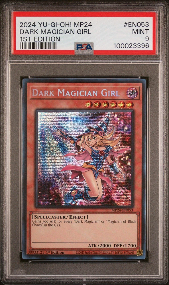 2024 Yu-gi-oh! Mp24-25th Anniversary Tin: Dueling Mirrors En053 Dark Magician Girl 1st Edition PSA