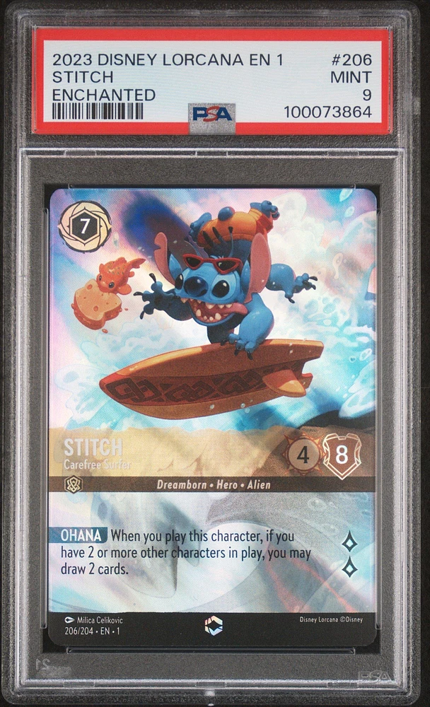 2023 Disney Lorcana En 1-the First Chapter 206 Stitch
