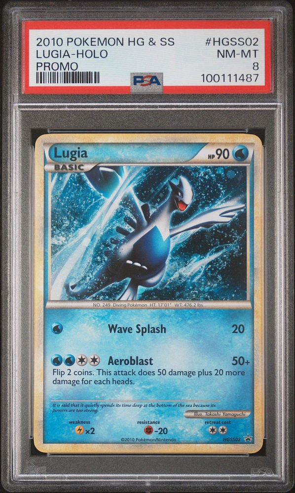 2010 Pokemon Heartgold & Soulsilver Promo Hgss02 Lugia-holo PSA