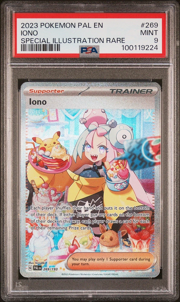 2023 Pokemon Pal En-paldea Evolved 269 Iono Special Illustration Rare PSA