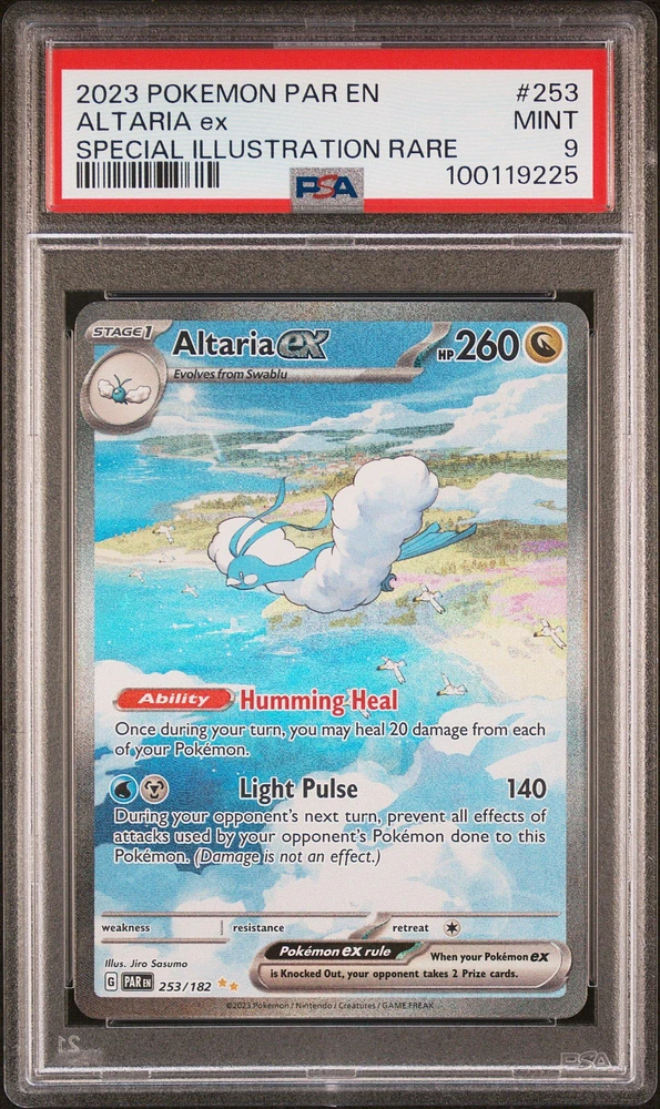 2023 Pokemon Par En-paradox Rift 253 Altaria Ex Special Illustration Rare PSA