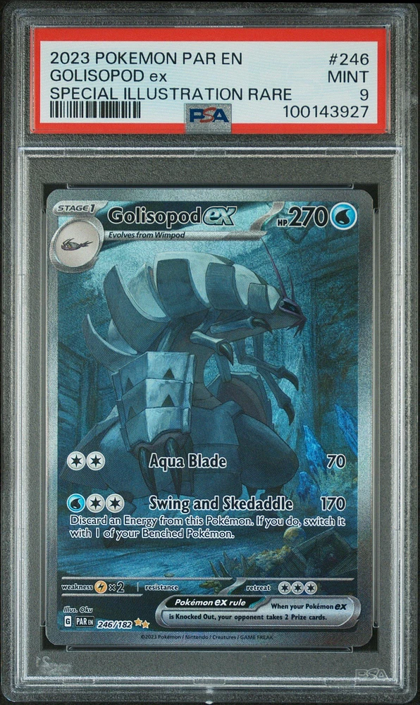 2023 Pokemon Par En-paradox Rift 246 Golisopod Ex Special Illustration Rare PSA