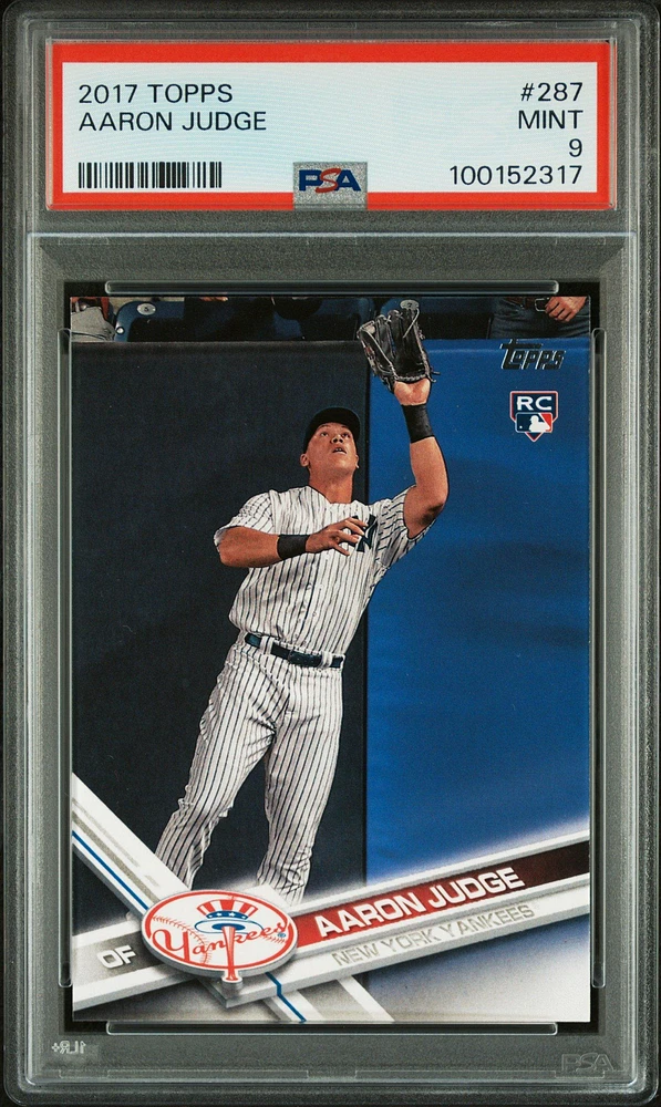 2017 Topps 287 Aaron Judge PSA