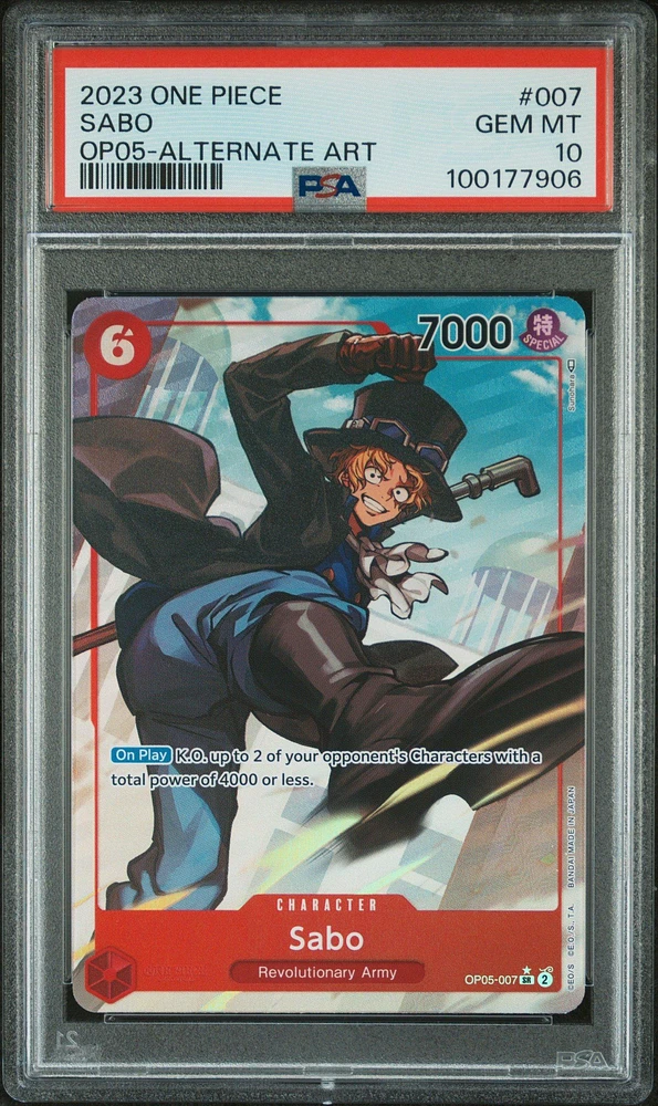 2023 One Piece Awakening Of The New Era Sabo Alternate Art PSA 10