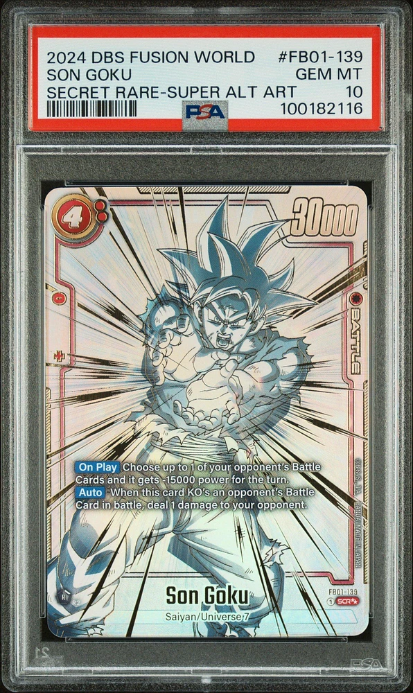 2024 Dragon Ball Super Card Game Fusion World Awakened Pulse Fb01-139 Son Goku Secret Rare-super Alternate Art PSA 10