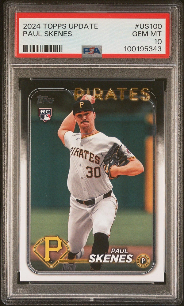 2024 Topps Update Us100 Paul Skenes PSA