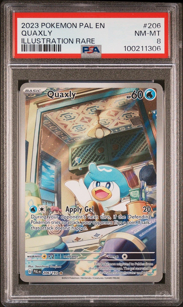 2023 Pokemon Pal En-paldea Evolved 206 Quaxly Illustration Rare PSA
