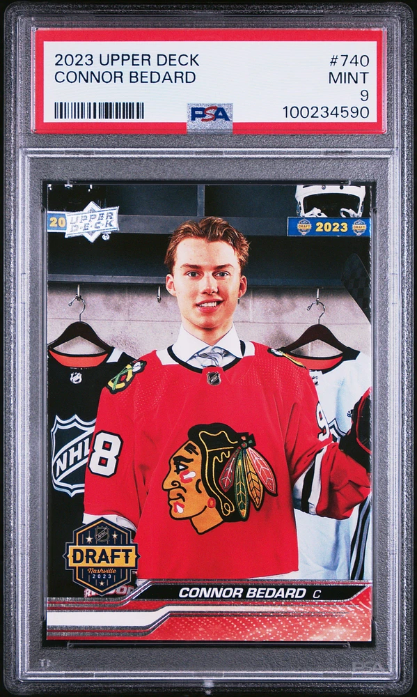 2023 Upper Deck Connor Bedard PSA