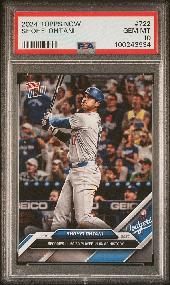 2024 Topps Now Shohei Ohtani PSA
