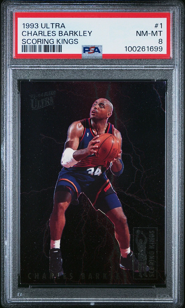 1993 Ultra Scoring Kings 1 Charles Barkley PSA 8