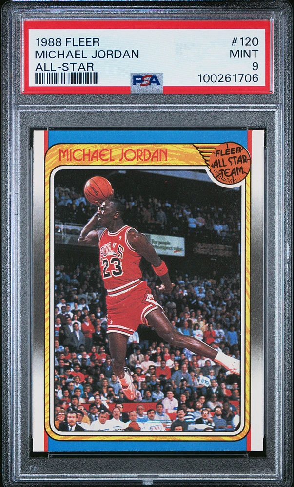 1988 Fleer 120 Michael Jordan All-star PSA
