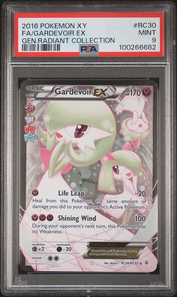 2016 Pokemon Xy Generations Radiant Collection Rc30 Full Art/gardevoir Ex PSA