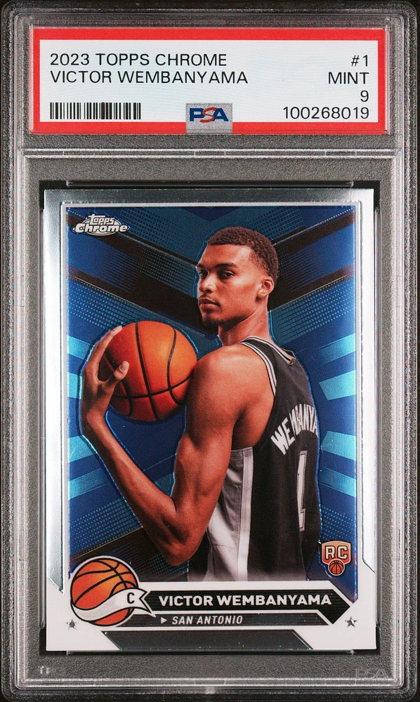 2023 Topps Chrome 1 Victor Wembanyama PSA