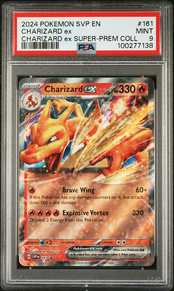2024 Pokemon Svp En-sv Black Star Promo 161 Charizard Ex Charizard Ex Super-premium Collection PSA