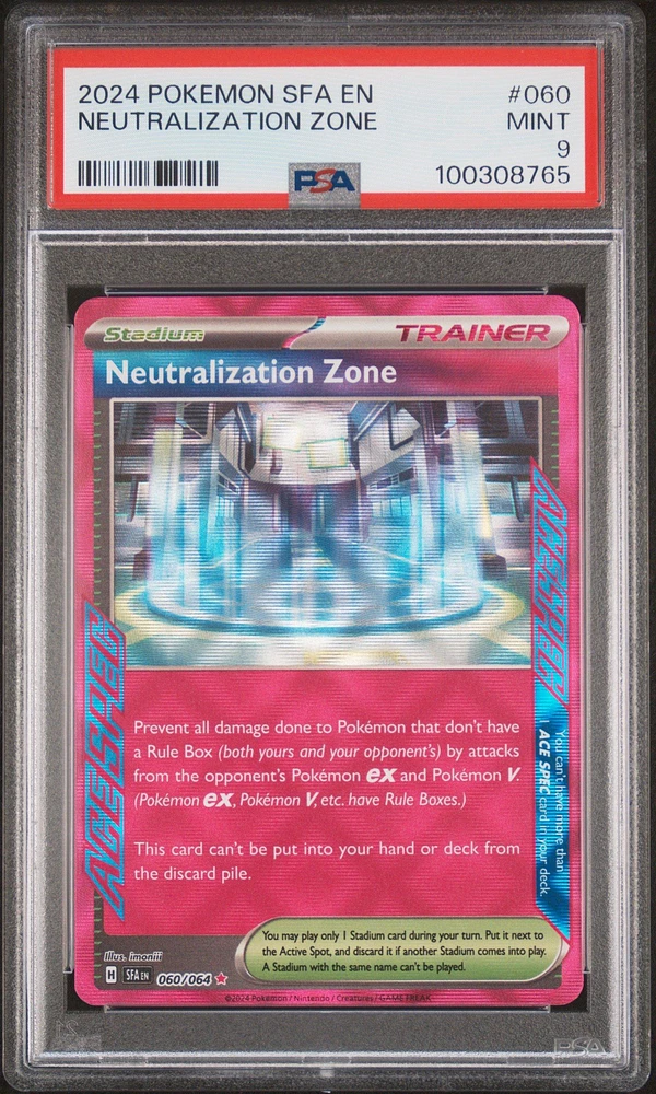 2024 Pokemon Sfa En-shrouded Fable 060 Neutralization Zone PSA