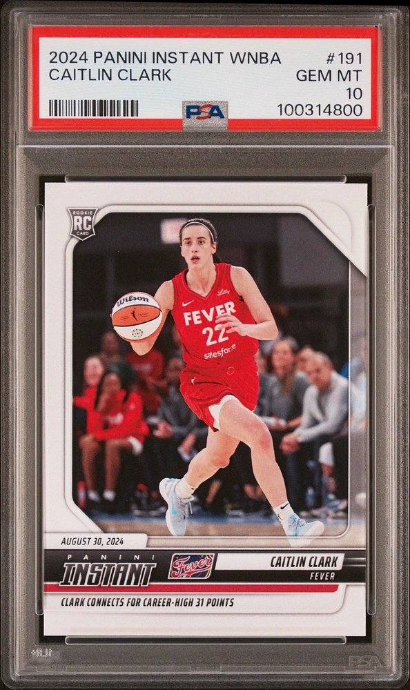 2024 Panini Instant Wnba Caitlin Clark PSA