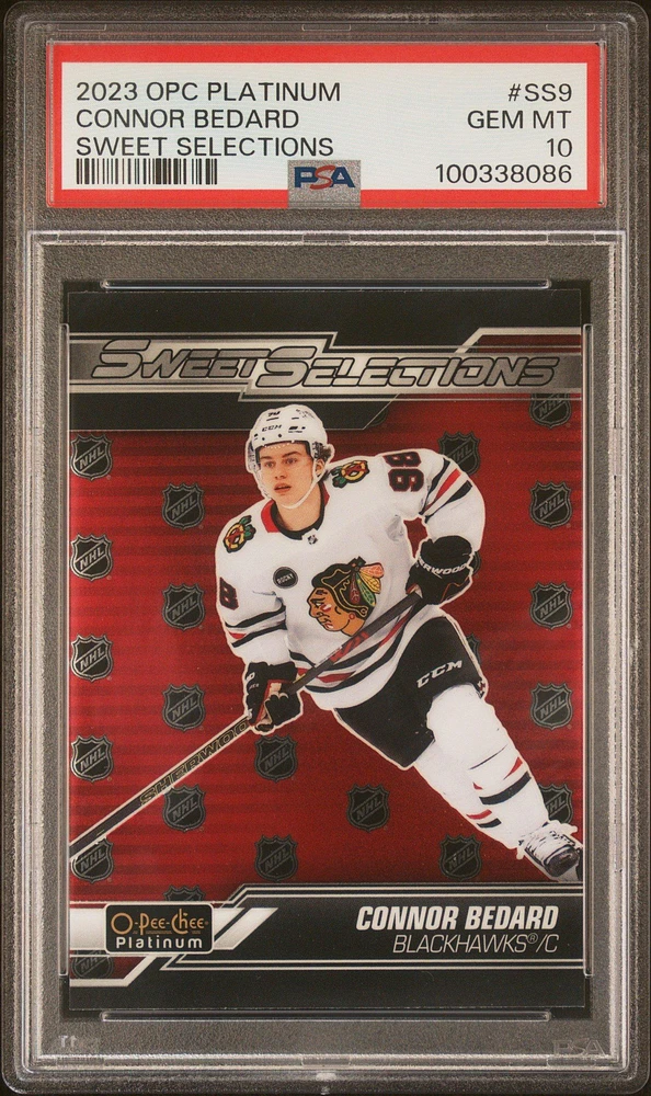 2023 O-pee-chee Platinum Sweet Selections Ss9 Connor Bedard PSA 10