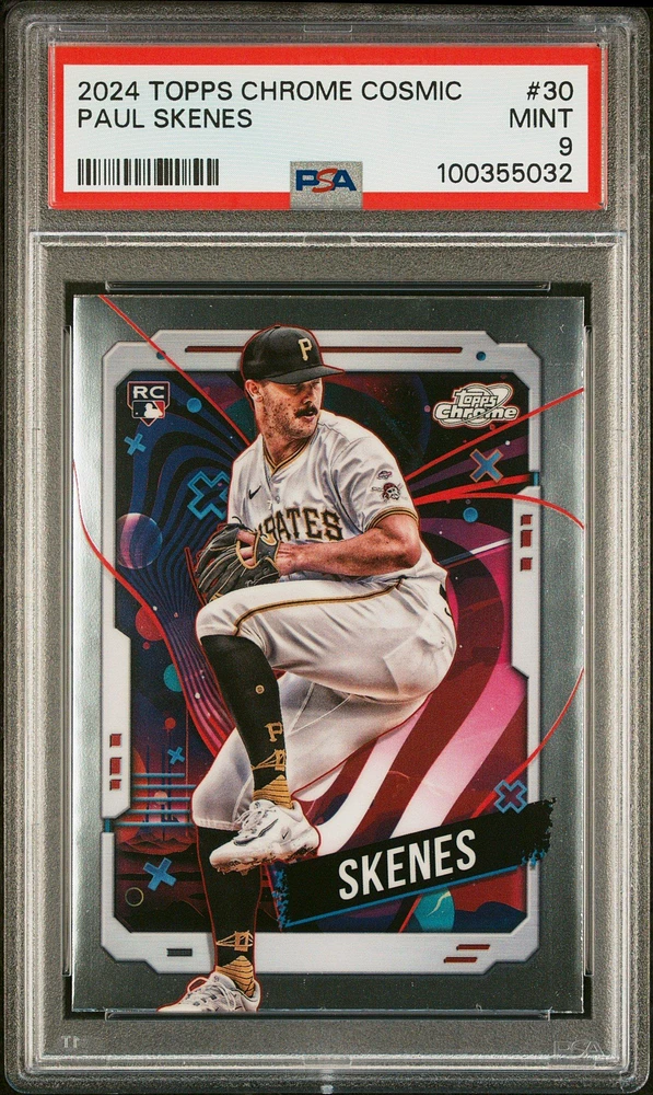 2024 Topps Chrome Cosmic 30 Paul Skenes PSA
