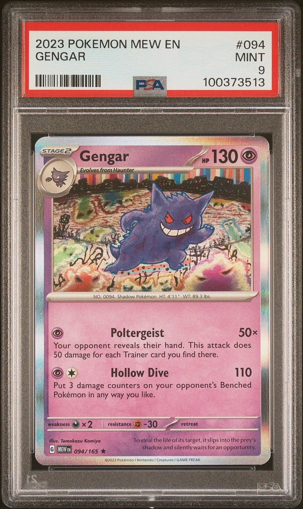 2023 Pokemon Mew En-151 094 Gengar PSA