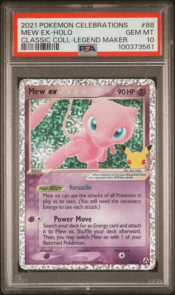 2021 Pokemon Celebrations Classic Collection 88 Mew Ex-holo PSA