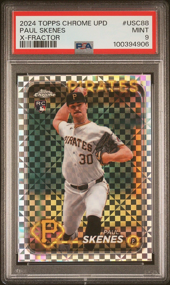 2024 Topps Chrome Update Usc88 Paul Skenes X-fractor PSA