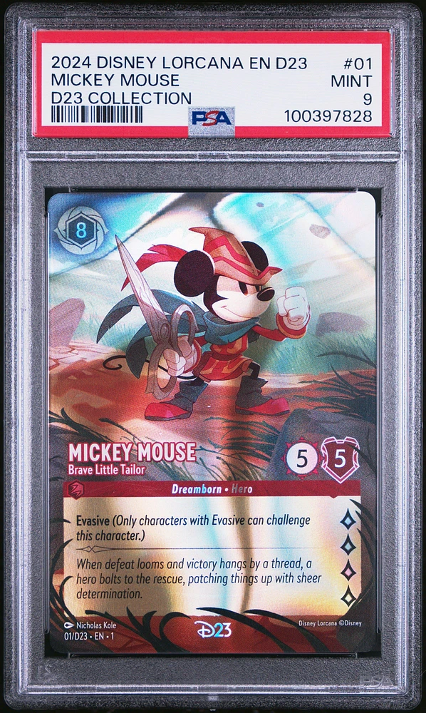 2024 Disney Lorcana En D23-d23 Expo Promo 01 Mickey Mouse