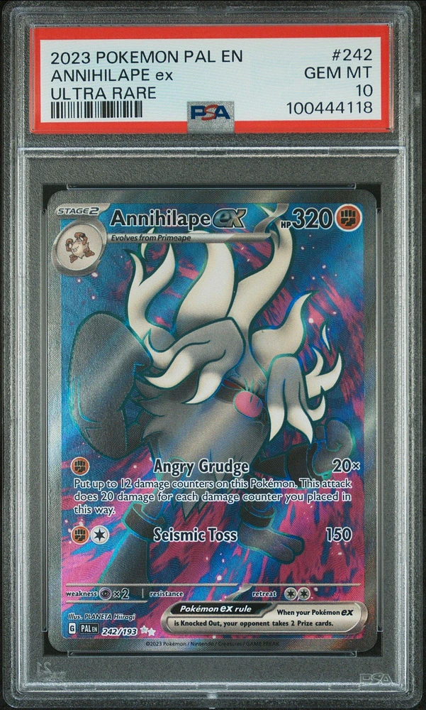 2023 Pokemon Pal En-paldea Evolved 242 Annihilape Ex Ultra Rare PSA