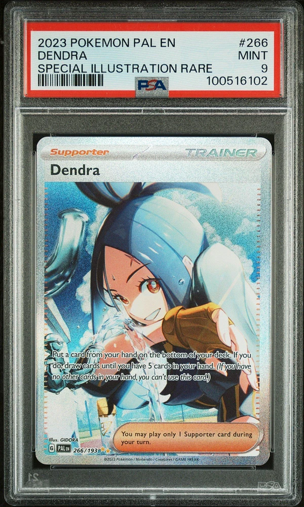 2023 Pokemon Pal En-paldea Evolved 266 Dendra Special Illustration Rare PSA