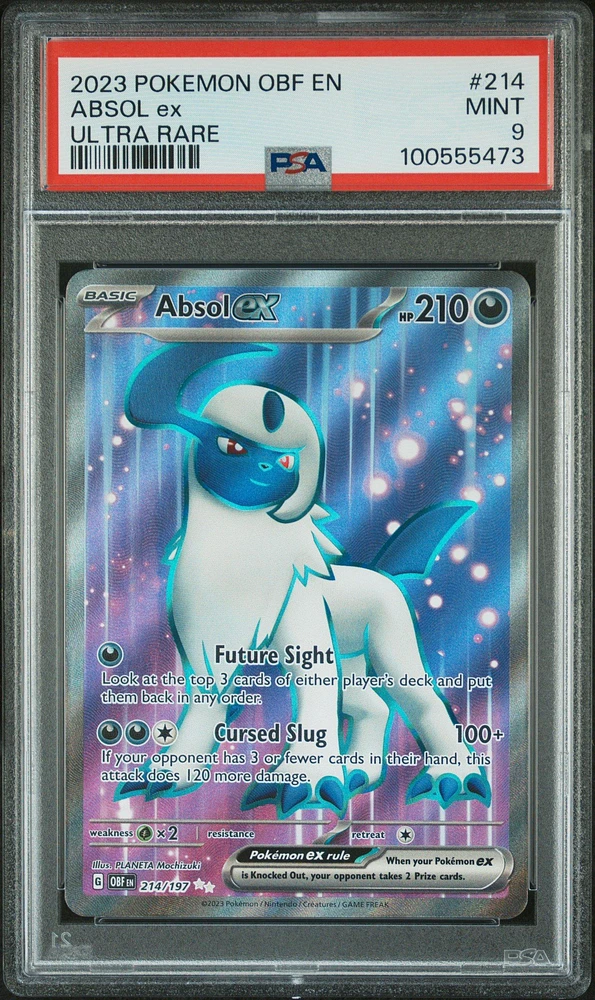 2023 Pokemon Obf En-obsidian Flames 214 Absol Ex Ultra Rare PSA