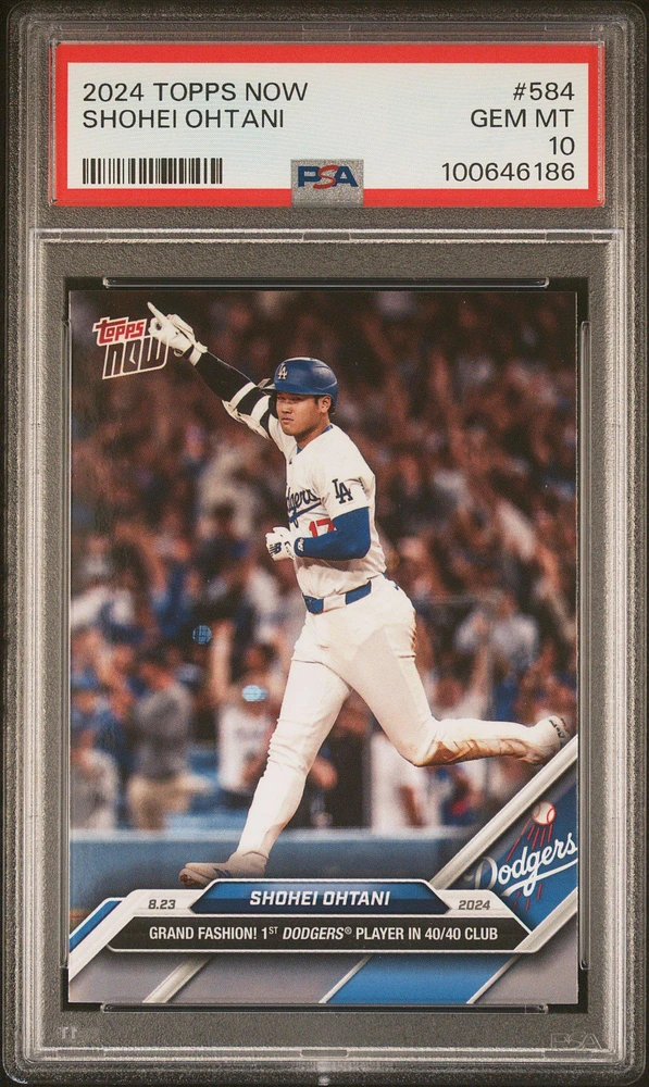 2024 Topps Now 584 Shohei Ohtani PSA 10