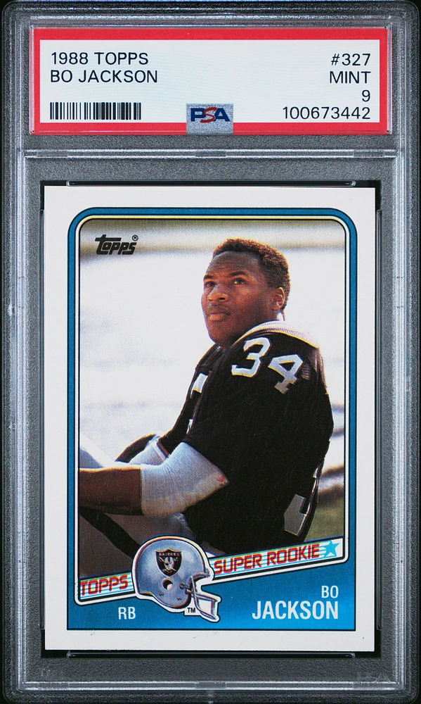 1988 Topps 327 Bo Jackson PSA