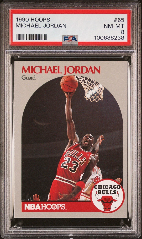 1990 Hoops 65 Michael Jordan PSA