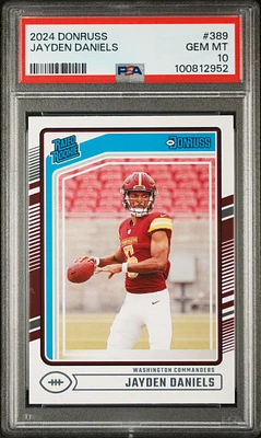 2024 Panini Donruss 389 Jayden Daniels PSA 10