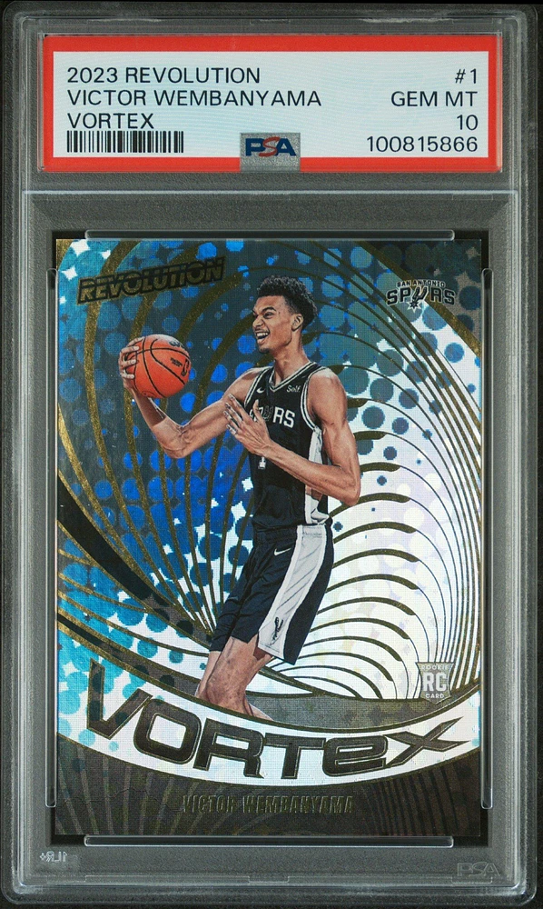 2023 Panini Revolution Vortex 1 Victor Wembanyama PSA