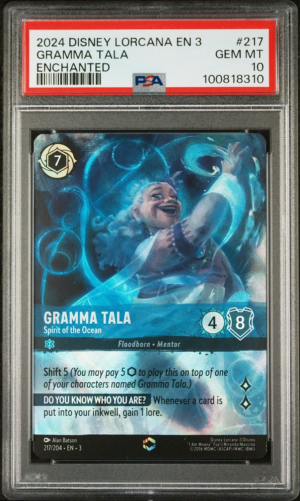2024 Disney Lorcana En 3-into The Inklands 217 Gramma Tala