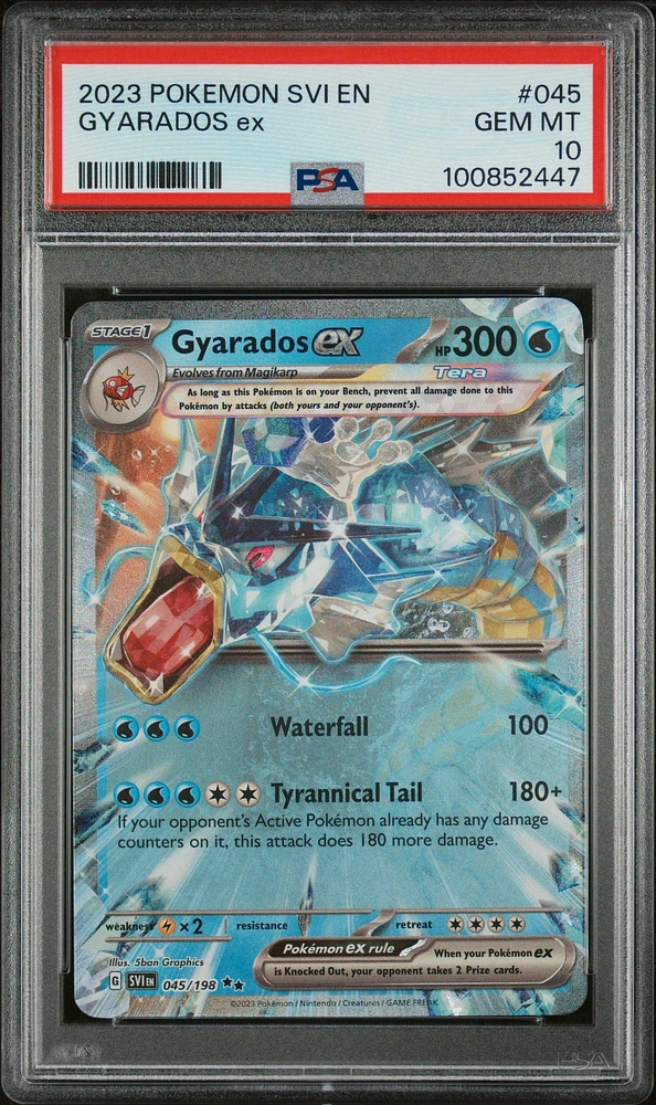 2023 Pokemon Svi En-scarlet & Violet Gyarados Ex PSA
