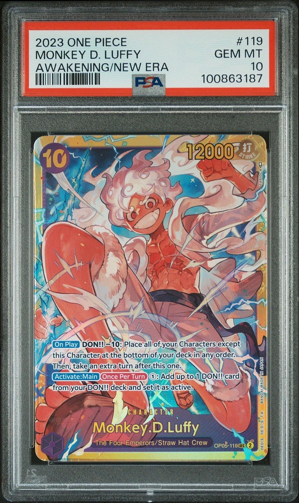 2023 One Piece Awakening Of The New Era Monkey D. Luffy PSA