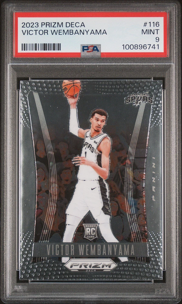 2023 Panini Prizm Deca 116 Victor Wembanyama PSA