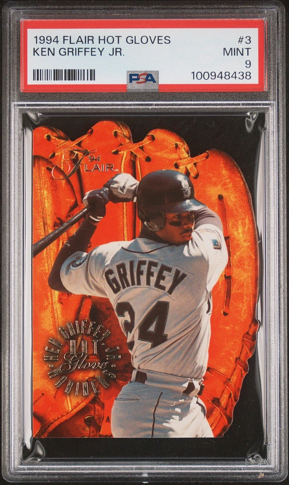 1994 Flair Hot Glove 3 Ken Griffey Jr. PSA 9