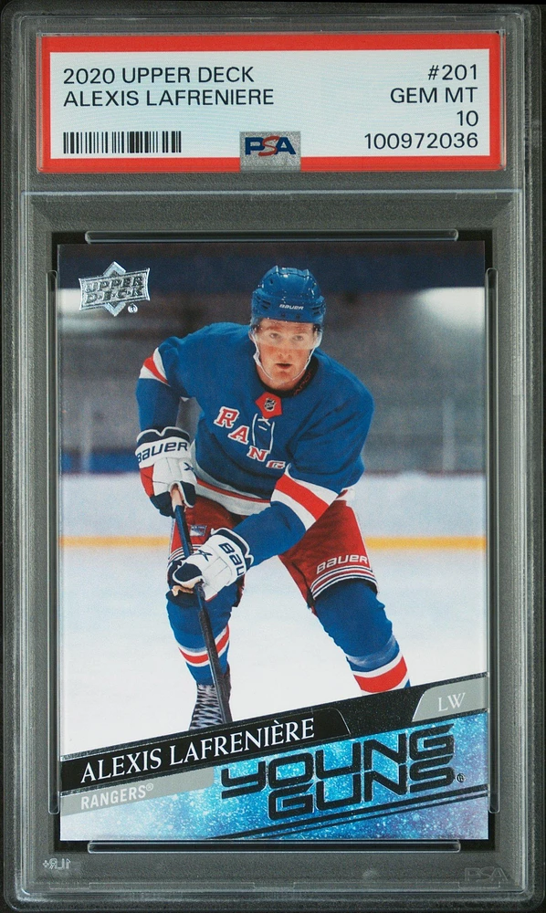 2020 Upper Deck 201 Alexis Lafreniere PSA
