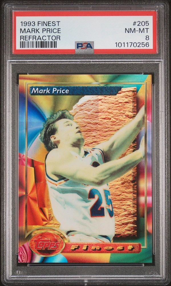 1993 Finest 205 Mark Price Refractor PSA 8
