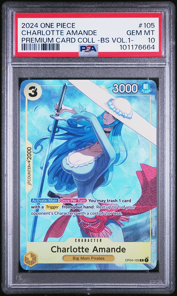 2024 One Piece Premium Card Collection -best Selection Vol.1- 105 Charlotte Amande PSA 10