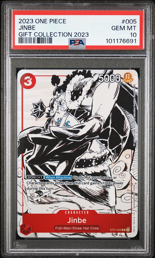 2023 One Piece Gift Collection 2023 005 Jinbe PSA 10