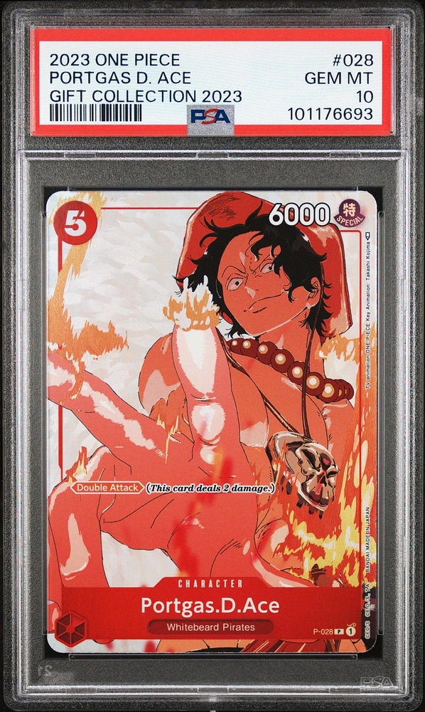 2023 One Piece Gift Collection 2023 028 Portgas D. Ace PSA 10