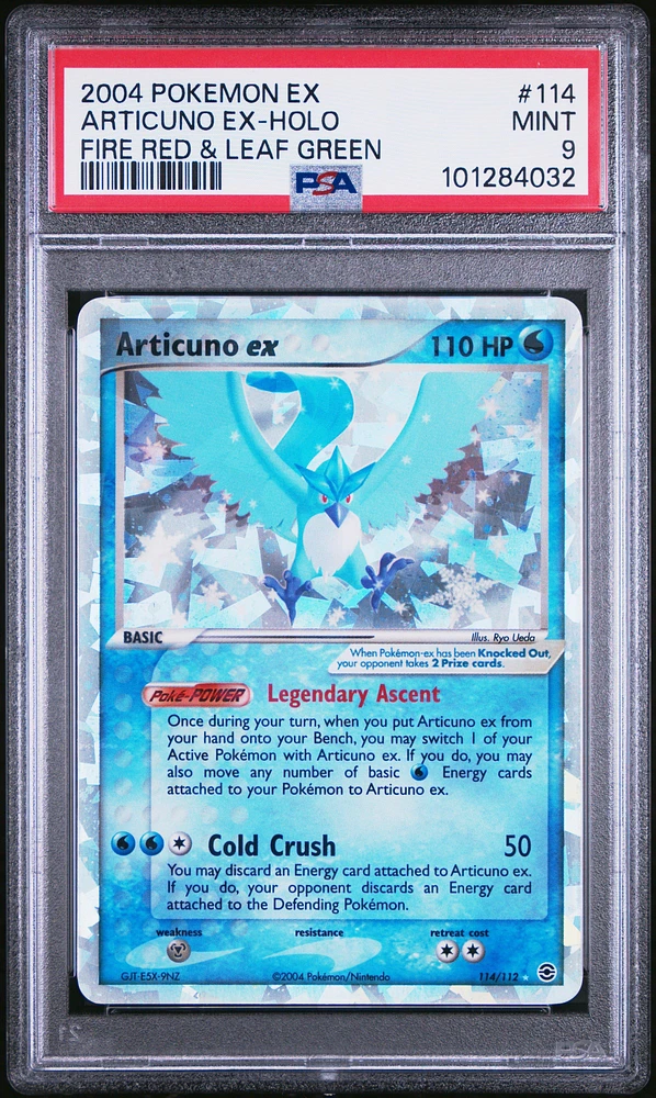 2004 Pokemon Ex Fire Red & Leaf Green 114 Articuno Ex-holo PSA