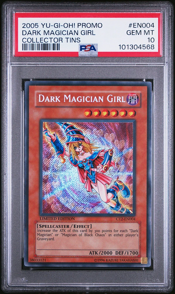2005 Yu-gi-oh! Promo En004 Dark Magician Girl Collector Tins PSA